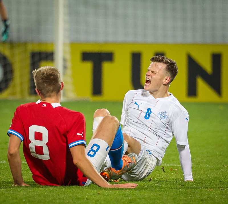 Myndaveisla frá jafntefli U21 í Tékklandi