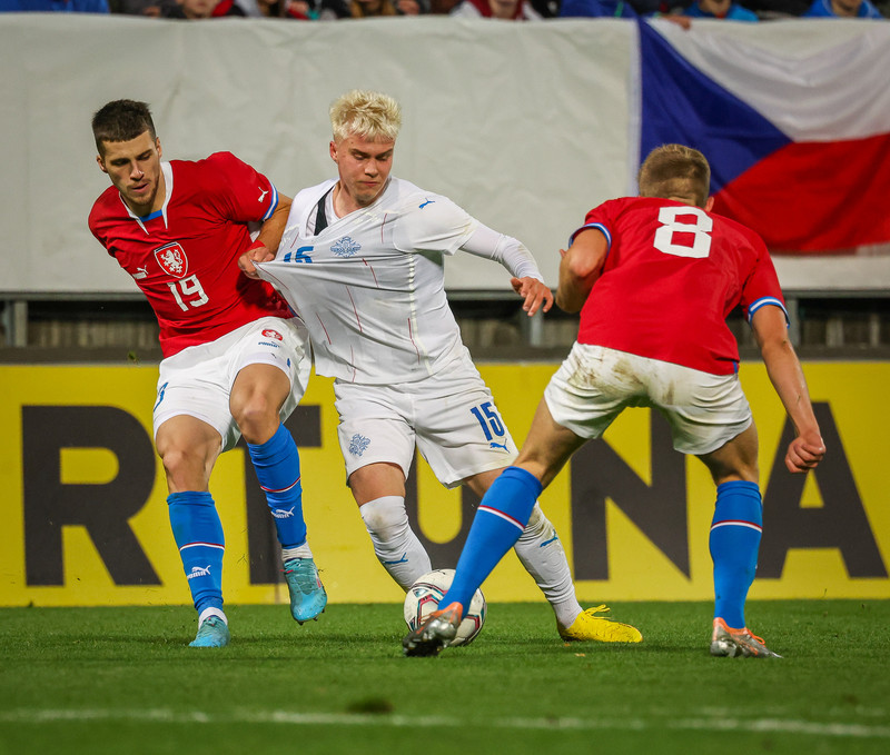 Myndaveisla frá jafntefli U21 í Tékklandi
