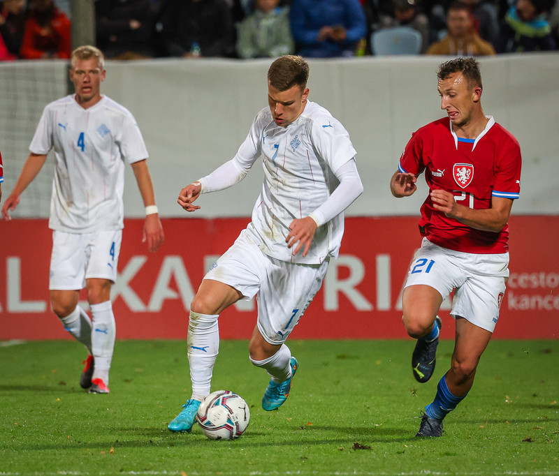 Myndaveisla frá jafntefli U21 í Tékklandi