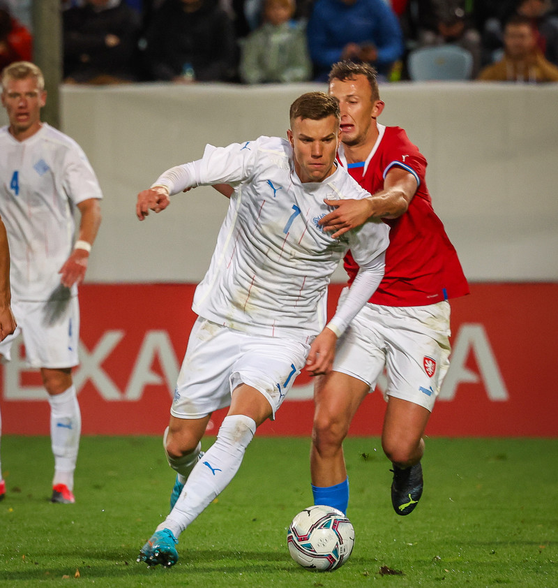 Myndaveisla frá jafntefli U21 í Tékklandi
