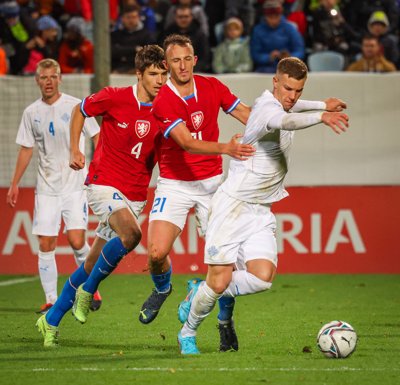 Myndaveisla frá jafntefli U21 í Tékklandi