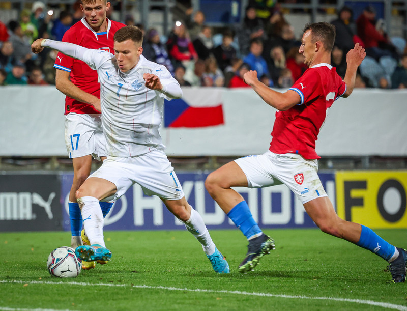 Myndaveisla frá jafntefli U21 í Tékklandi