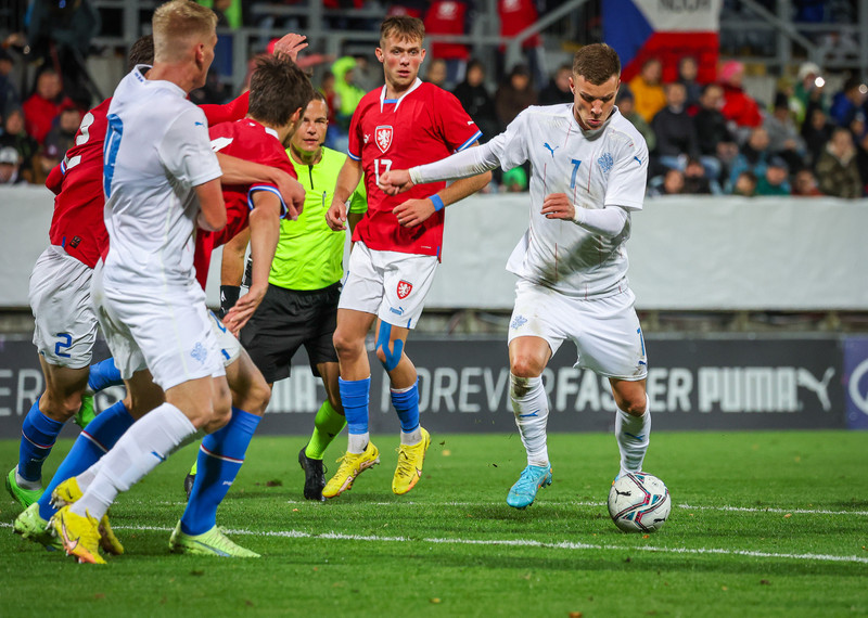 Myndaveisla frá jafntefli U21 í Tékklandi