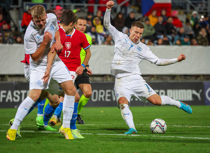 Myndaveisla frá jafntefli U21 í Tékklandi
