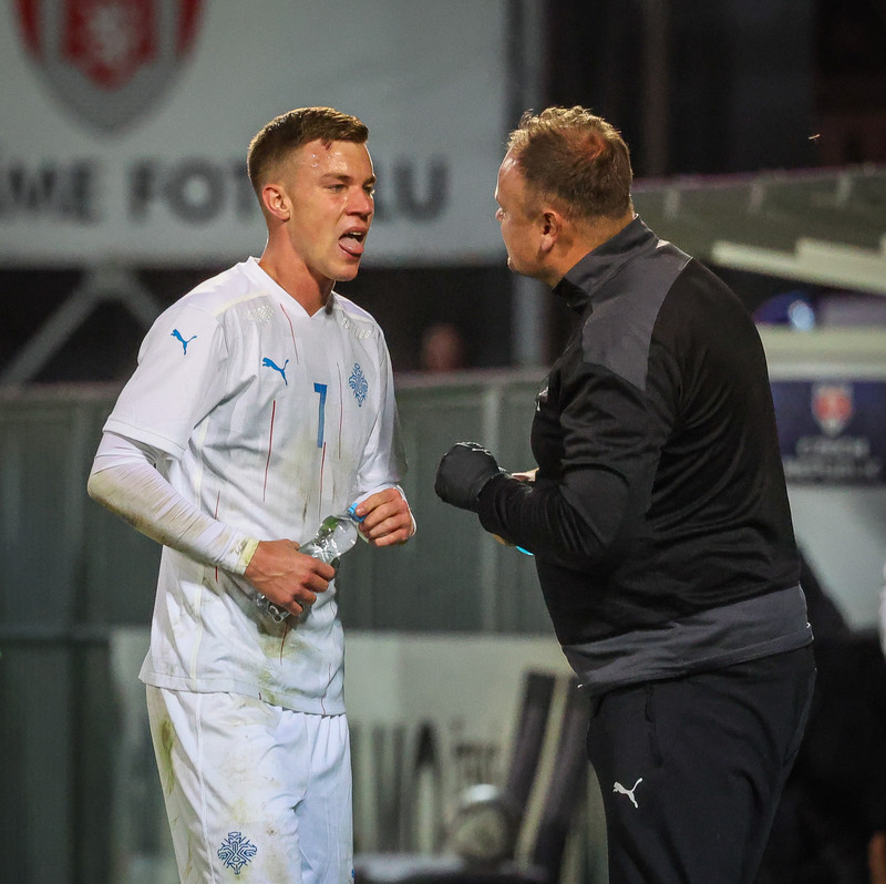 Myndaveisla frá jafntefli U21 í Tékklandi