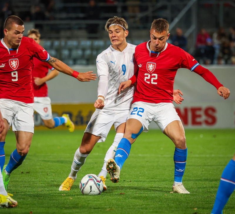 Myndaveisla frá jafntefli U21 í Tékklandi