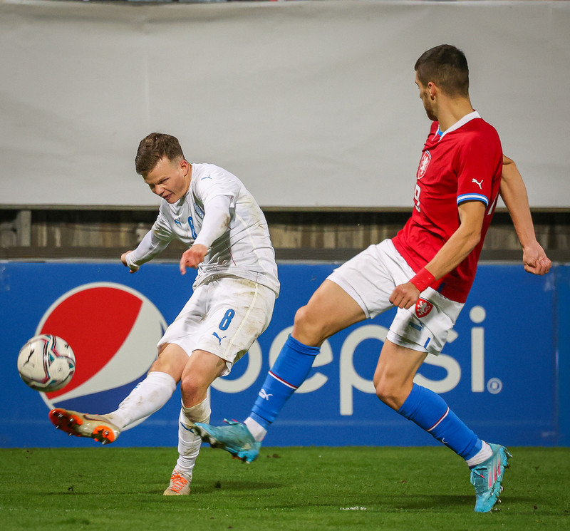 Myndaveisla frá jafntefli U21 í Tékklandi
