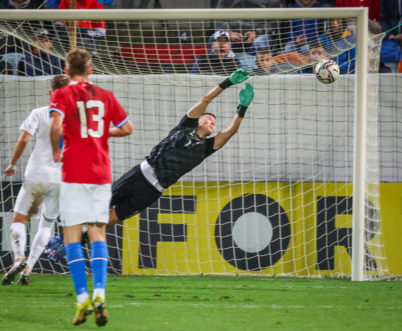 Myndaveisla frá jafntefli U21 í Tékklandi