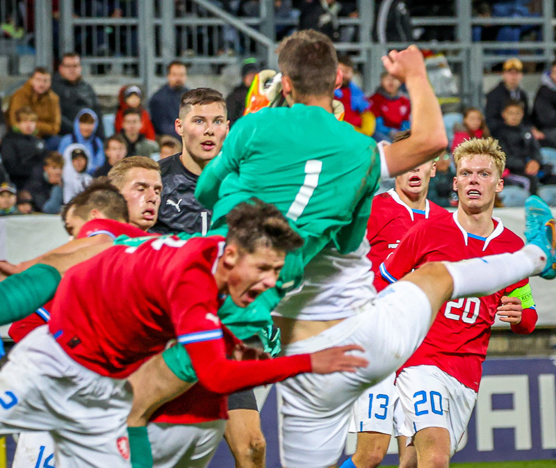 Myndaveisla frá jafntefli U21 í Tékklandi