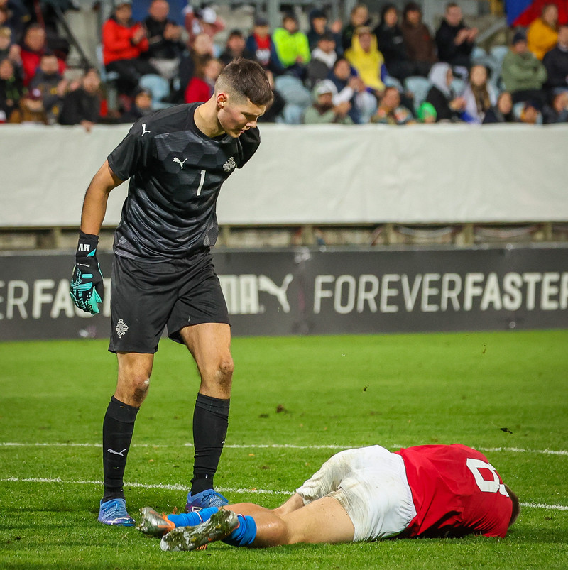 Myndaveisla frá jafntefli U21 í Tékklandi