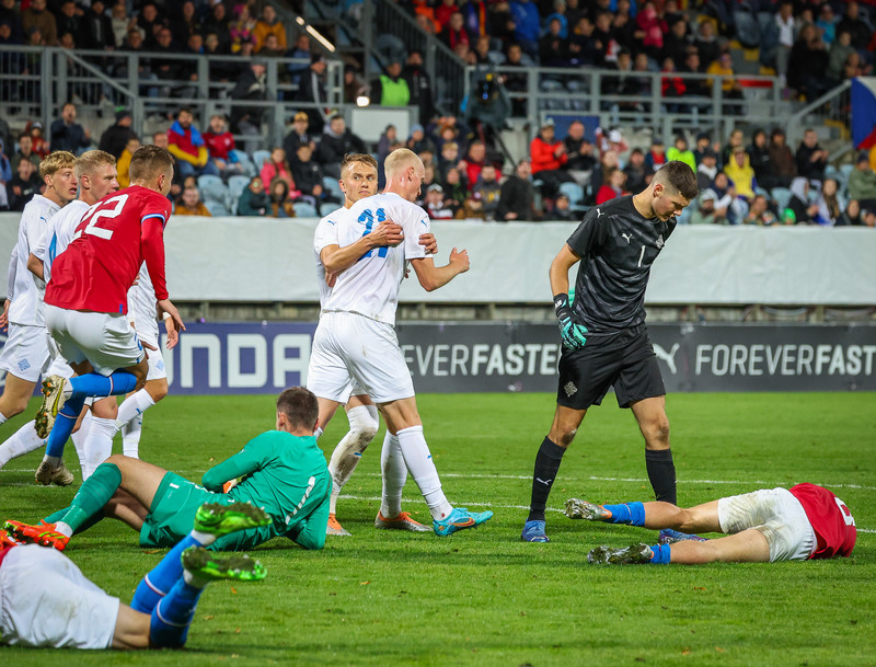 Myndaveisla frá jafntefli U21 í Tékklandi
