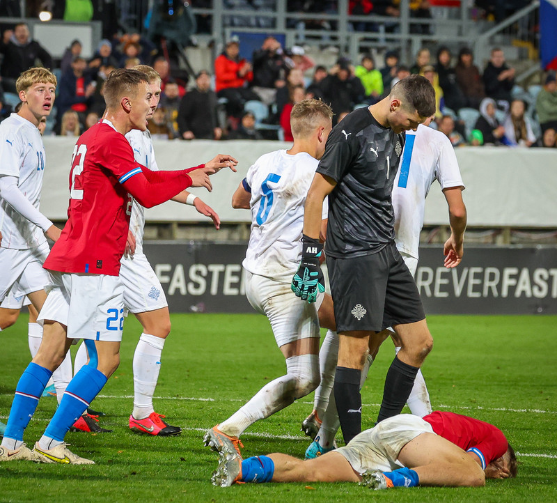 Myndaveisla frá jafntefli U21 í Tékklandi