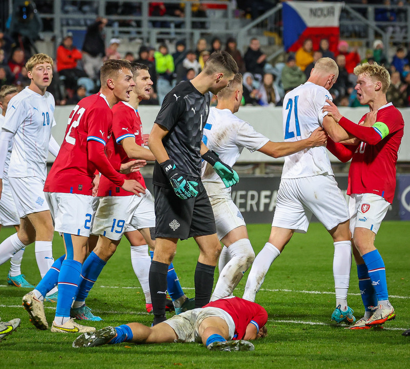 Myndaveisla frá jafntefli U21 í Tékklandi