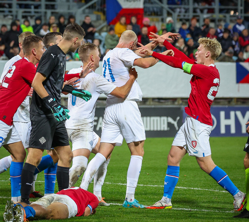 Myndaveisla frá jafntefli U21 í Tékklandi