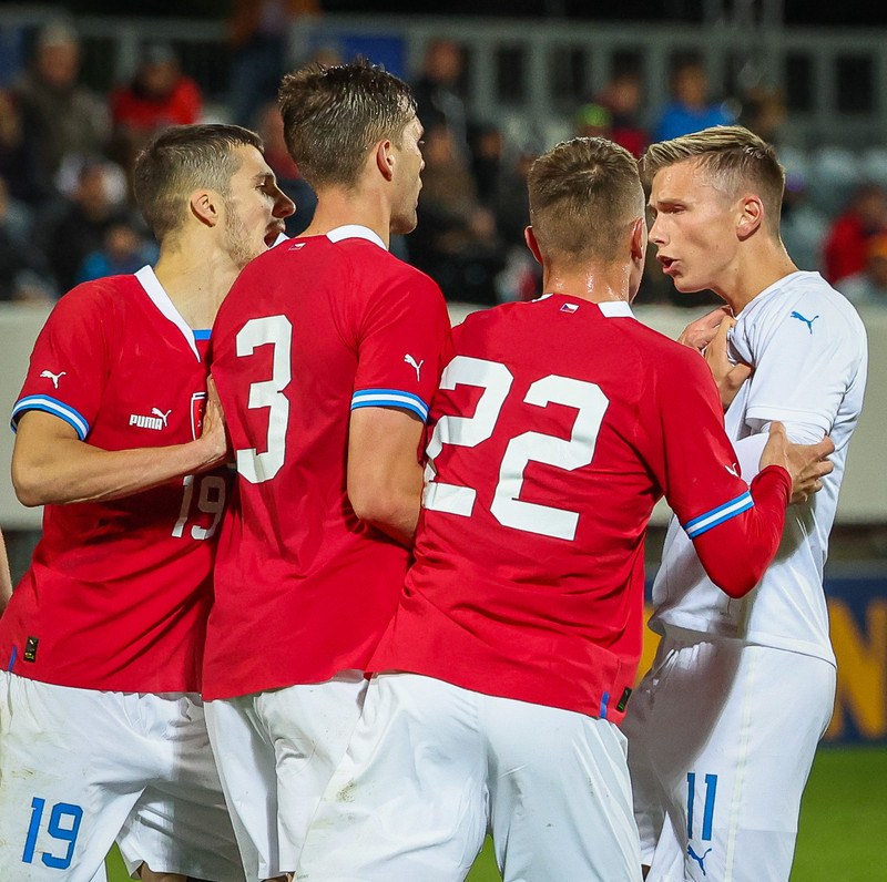 Myndaveisla frá jafntefli U21 í Tékklandi