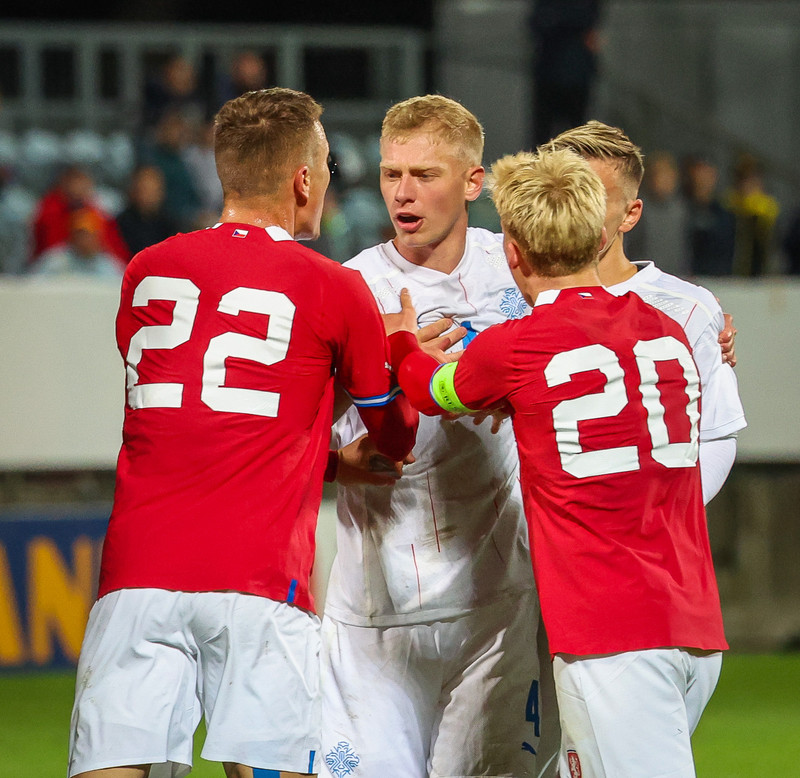 Myndaveisla frá jafntefli U21 í Tékklandi
