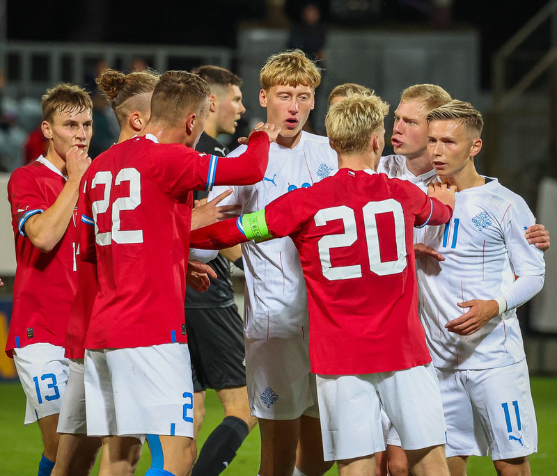 Myndaveisla frá jafntefli U21 í Tékklandi