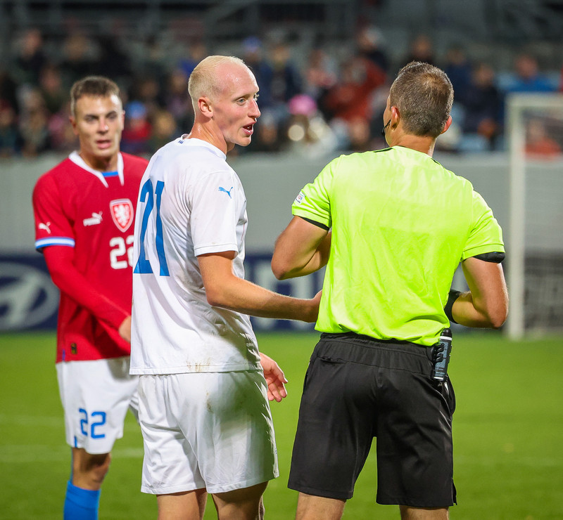 Myndaveisla frá jafntefli U21 í Tékklandi