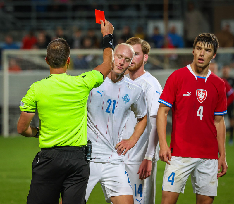 Myndaveisla frá jafntefli U21 í Tékklandi