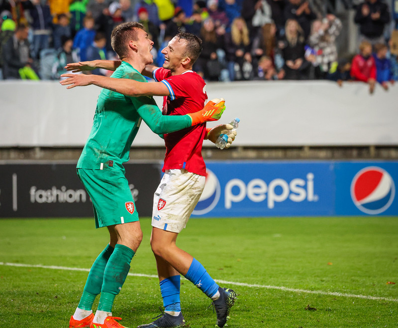 Myndaveisla frá jafntefli U21 í Tékklandi