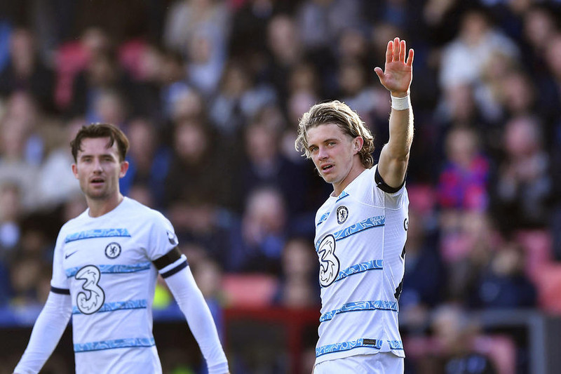 Conor Gallagher er í byrjunarlið Chelsea.