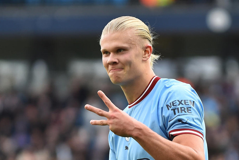 Haaland fór til Man City í sumar og hefur raðað inn mörkum.
