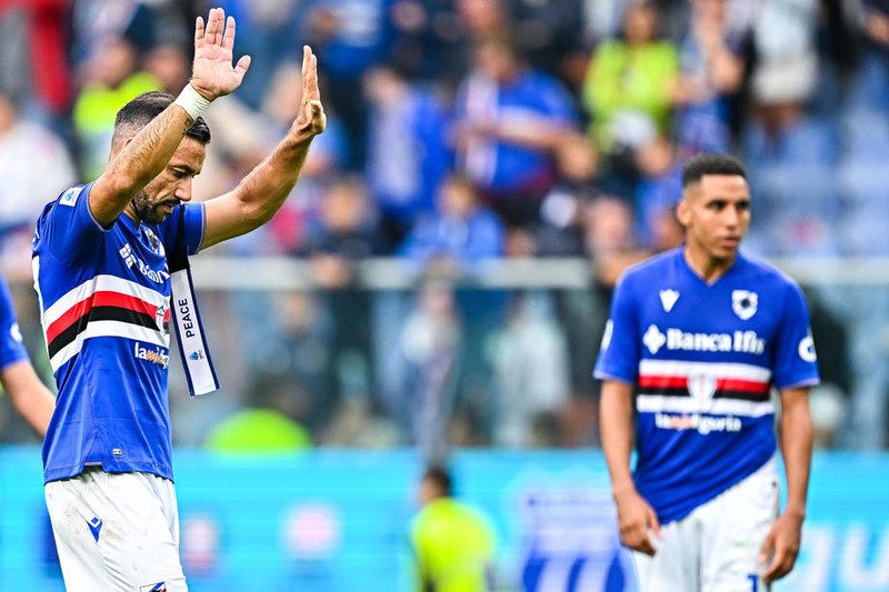 Fabio Quagliarella bað stuðningsmenn Sampdoria afsökunar á tapinu