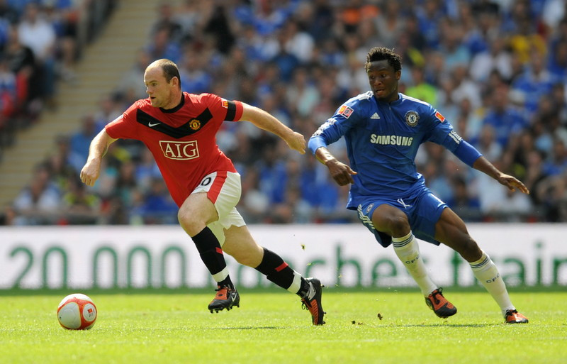 Mikel í leik gegn Manchester United