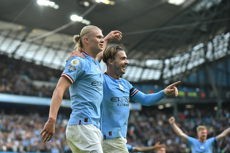 Grealish: Hugsaði bara að Haaland væri örugglega einhvers staðar