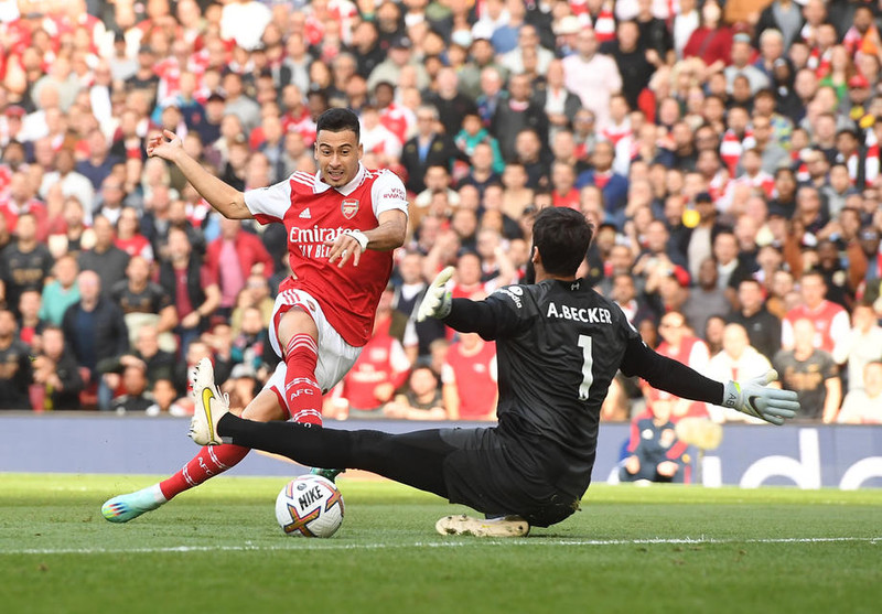 Gabriel Martinelli kemur Arsenal yfir