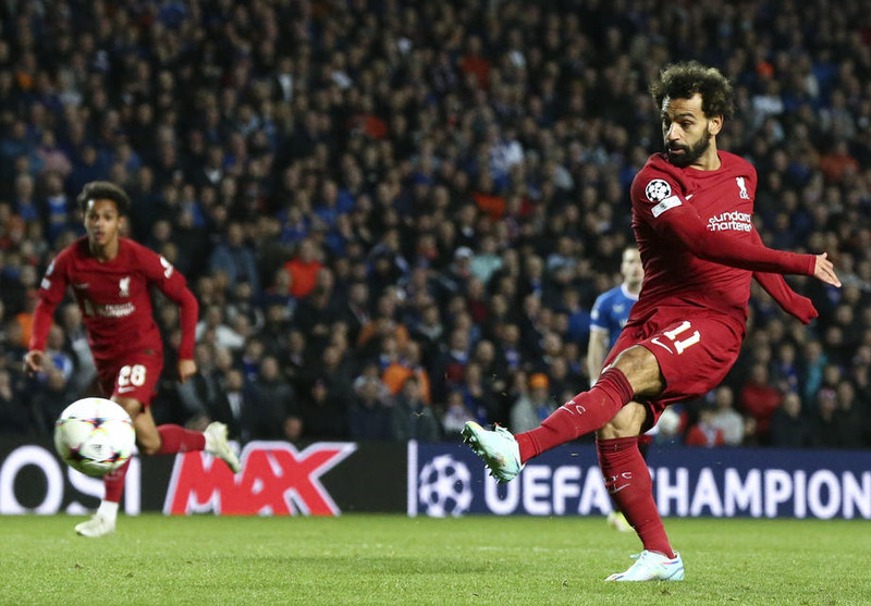 Mohamed Salah á fljótustu þrennu í sögu Meistaradeildar Evrópu