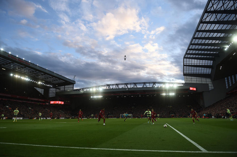 Frá Anfield í dag