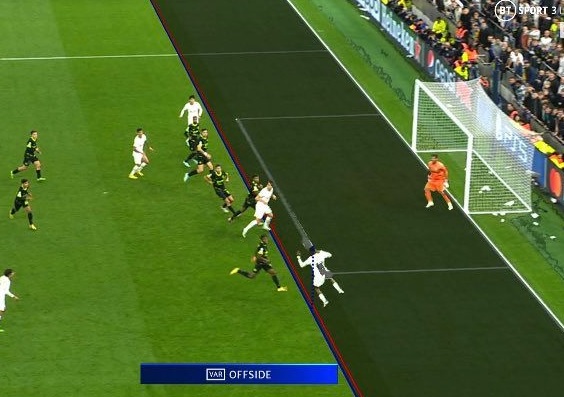 Kane var dæmdur rangstæður í þessu tilfelli.