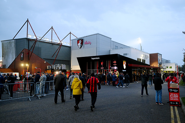 Frá Vitality-vellinum, heimavelli Bournemouth.