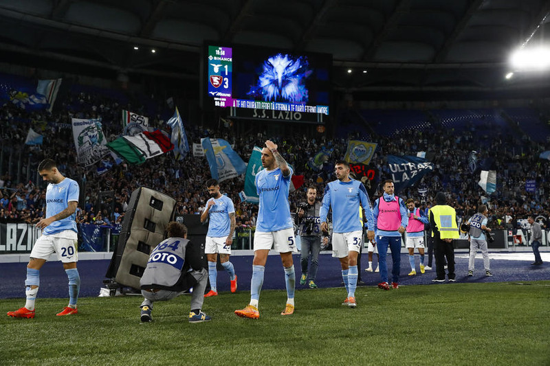 Leikmenn Lazio voru svekktir í leikslok