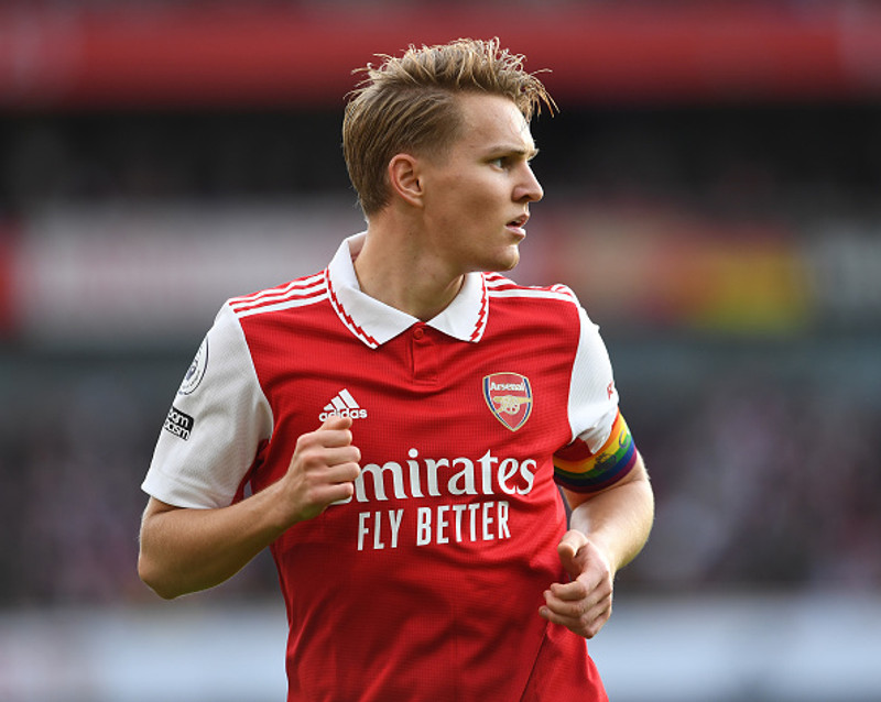 <b>Miðjumaður: Martin Ödegaard (Arsenal)</b> - Skoraði og var út um allan völl í sigrinum gegn Forest.
