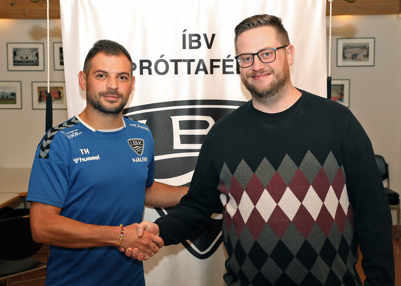 Todor Hristov og Daníel Geir Moritz.