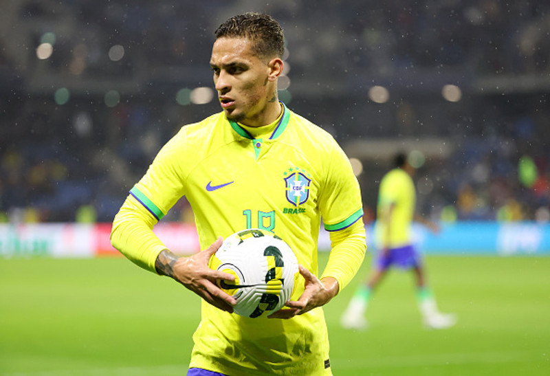 Antony með brasilíska landsliðinu