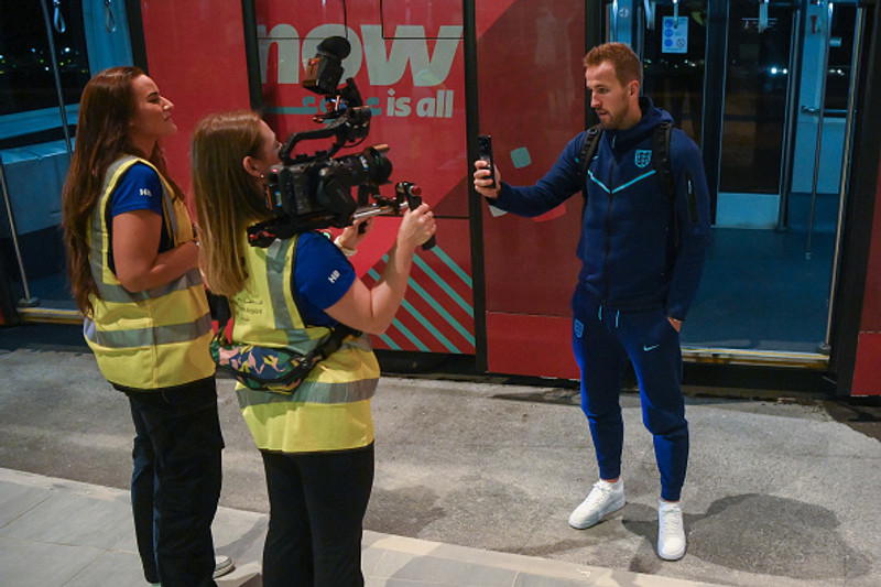 Harry Kane landsliðsfyrirliði Englands.