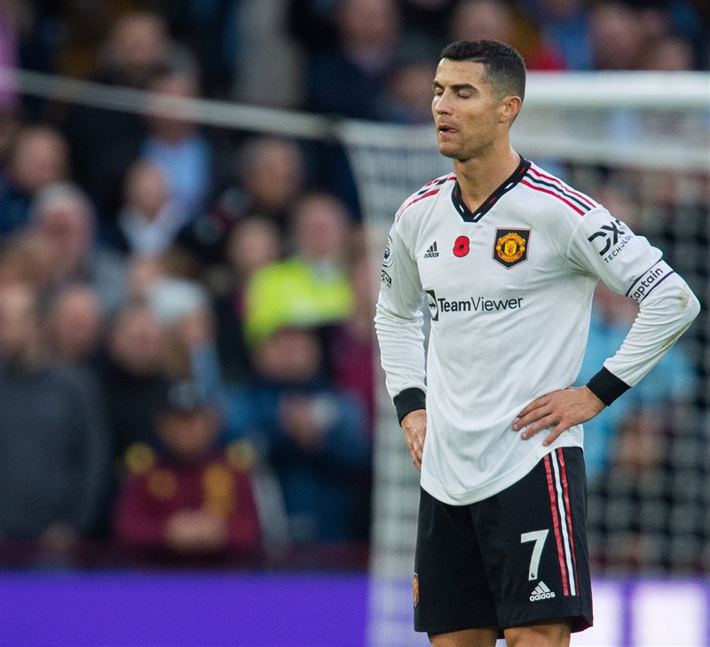 Ronaldo lítur upp til Dalot, Martinez og Casemiro