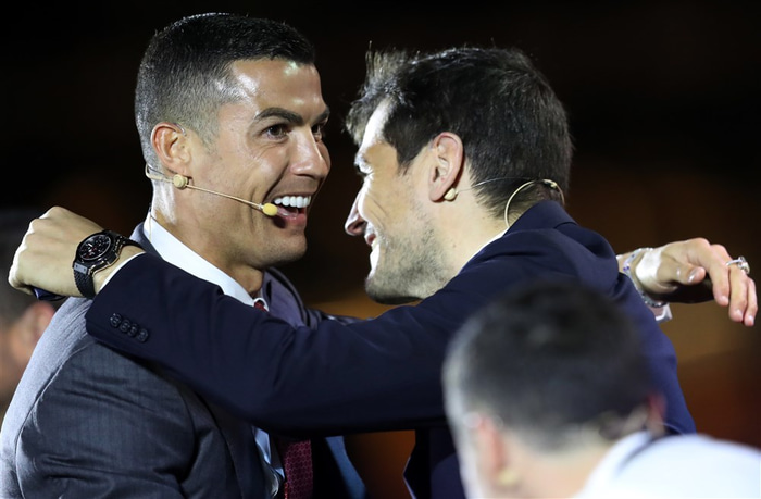 Cristiano Ronaldo og Iker Casillas