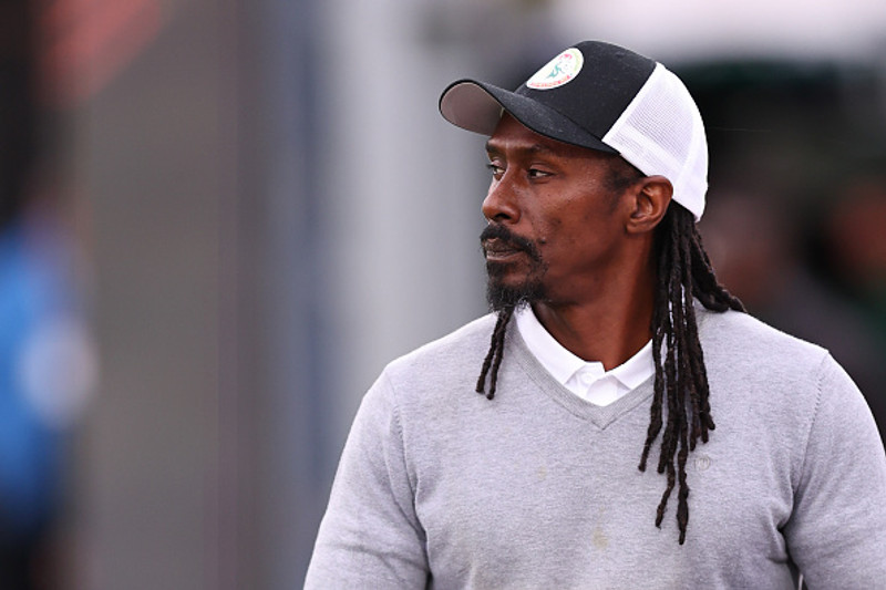 Aliou Cisse, þjálfari Senegal.