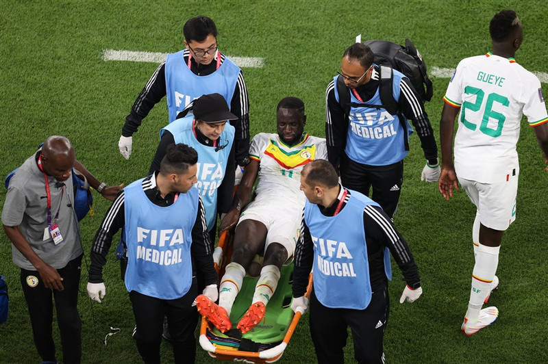 Kouyate virðist hafa rifið vöðva.