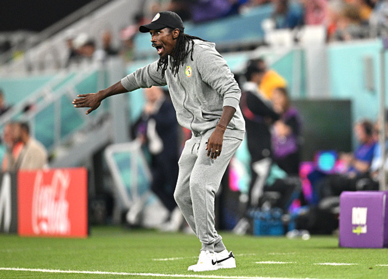 Aliou Cisse, þjálfari Senegal.