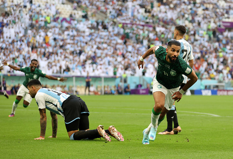 Sádi-Arabía sjokkerar Argentínu og er í forystu