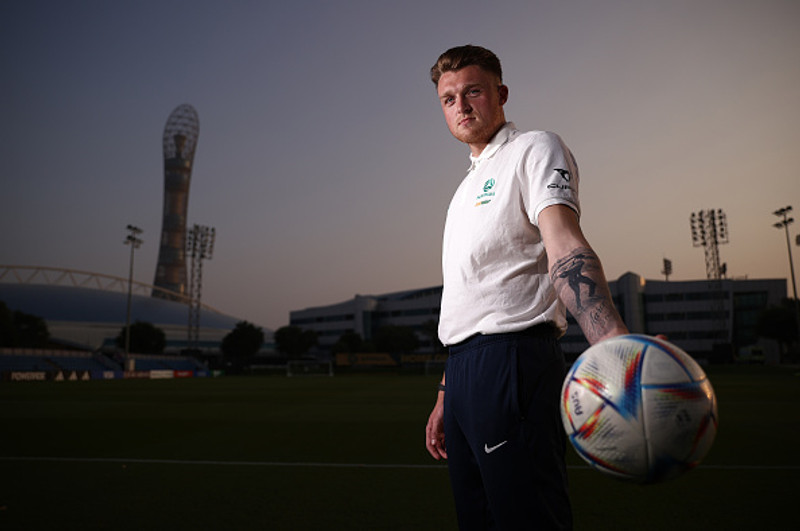 Harry Souttar í Doha.