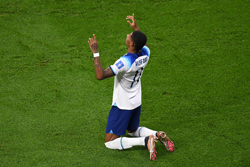 Rashford tileinkaði fyrra markið vini sínum sem lést úr krabbameini