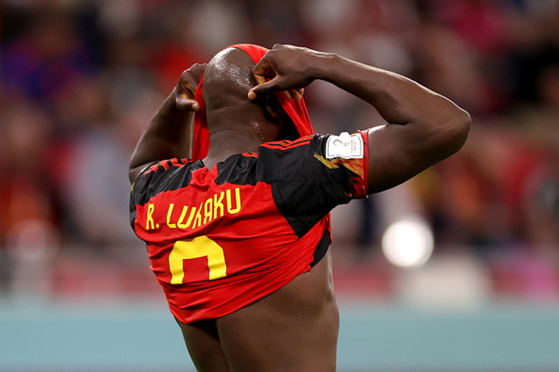 Lukaku átti ekki góðan dag.