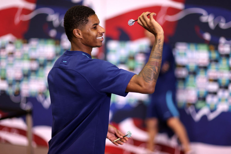 Marcus Rashford, sóknarmaður Englands.
