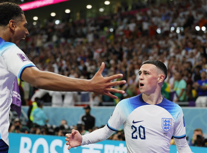 Bellingham og Foden gætu orðið liðsfélagar hjá Man City.